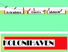 Tablet Screenshot of kolonihaven.com